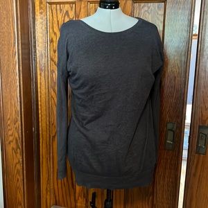 Grey sweater tunic
